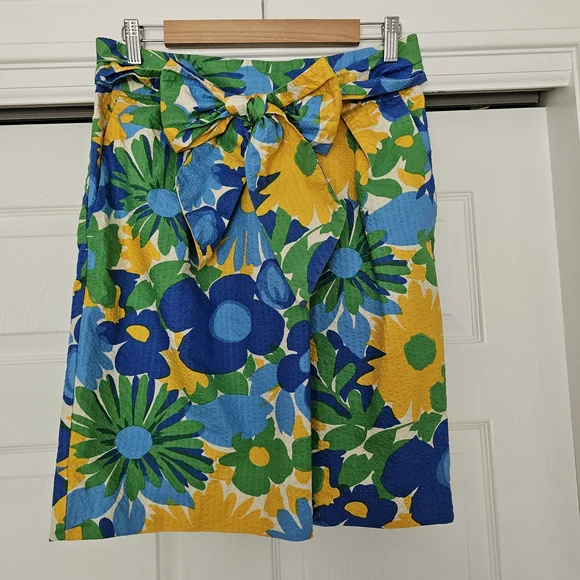 J.CREW Floral Print Women's Skirt - Picture 2 of 6
